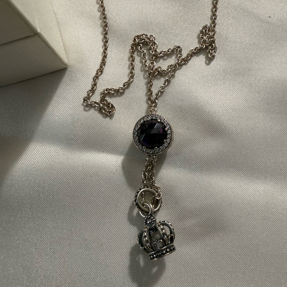 Pandora Silver Vintage Statement Necklace